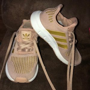 Pinkish with Gold adidas